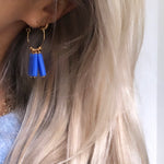 "Hoop Earrings Fringe"