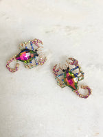 "Earrings colourful Scorpion"