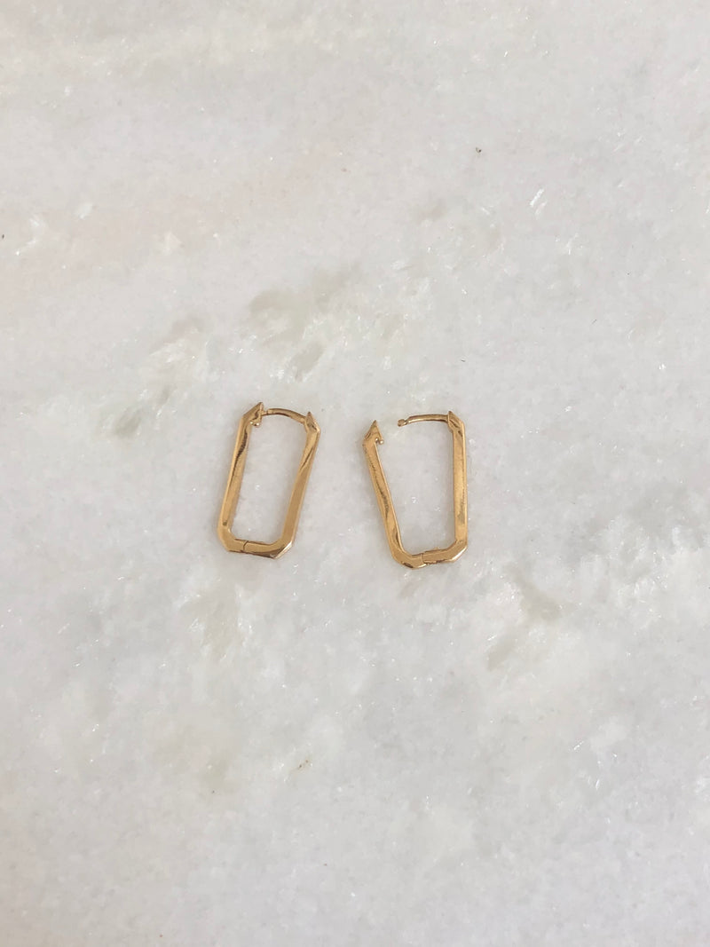 "Rectangle earrings"
