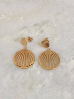 "Earrings Golden Sunray"