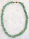 "Necklace Recycled Glass (sage green)"
