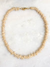 "Necklace Recycled Glass (sand colour)"