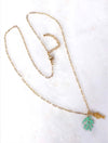 "Necklace Turquoise Coral"