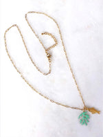 "Necklace Turquoise Coral"