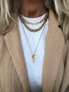 "Necklace Middle Thick 60cm 18K Gold-plated"