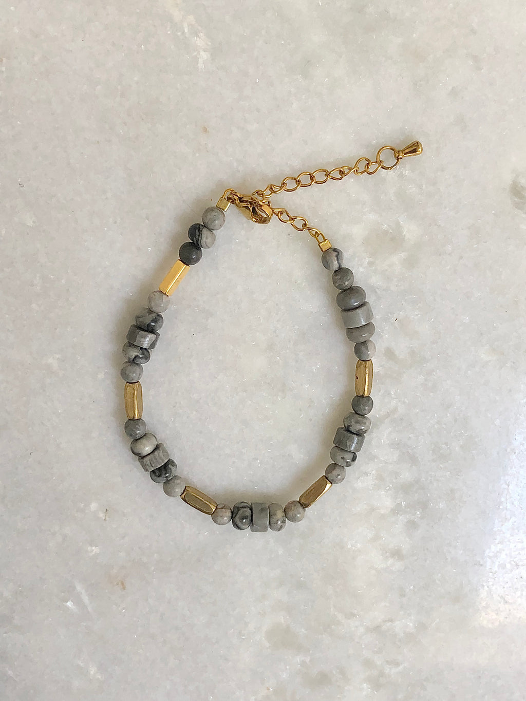 "Bracelet Grey and Bronze"