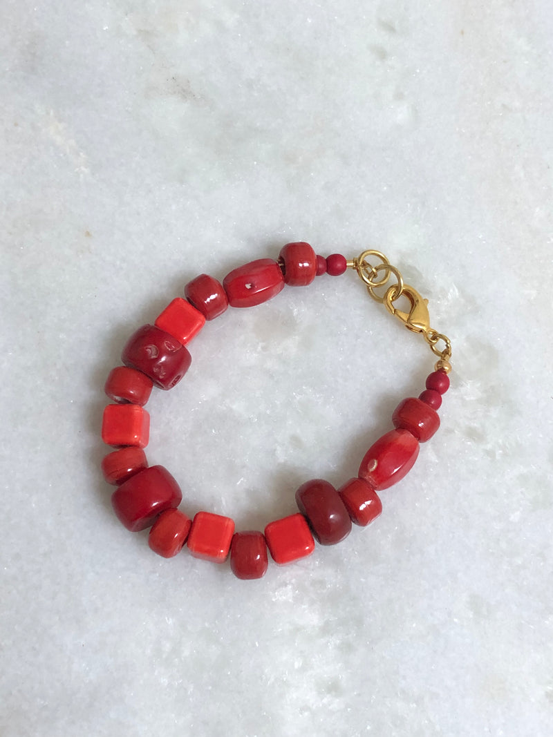 "Bracelet one of a Kind (Red)