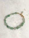 "Bracelet Green Stones"