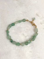 "Bracelet Green Stones"