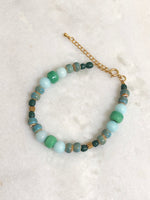 "Bracelet Green and Blue"