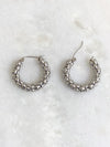 "Earrings Festive Hoops Silver"