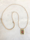 "Necklace Twisted Rope Amulet"