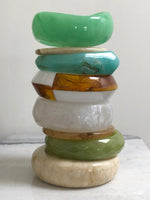 "Green Resin Bracelet"