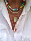 "Necklace Fantasy Rooster"