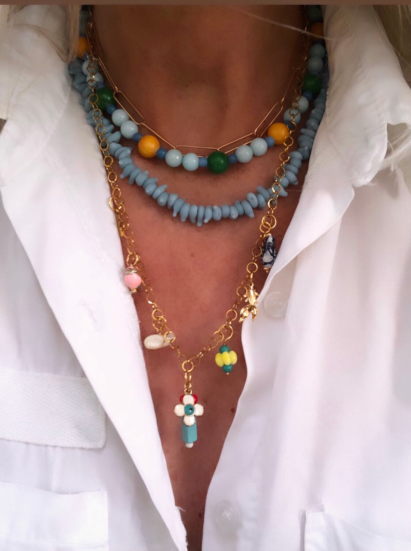 "Necklace Charming Charms (flower)"