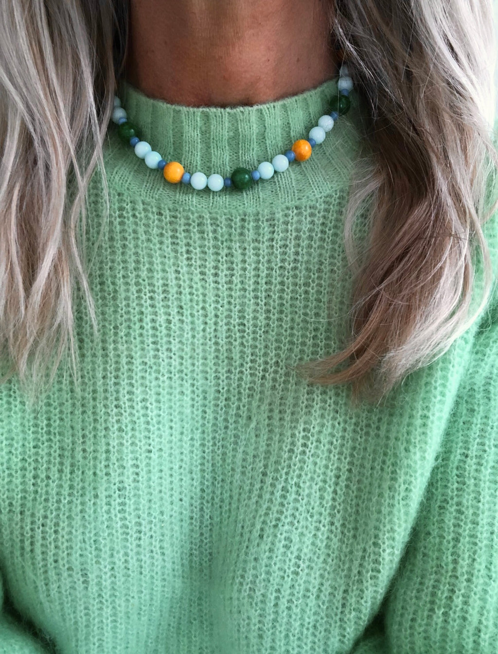 "Necklace Baby Blue"