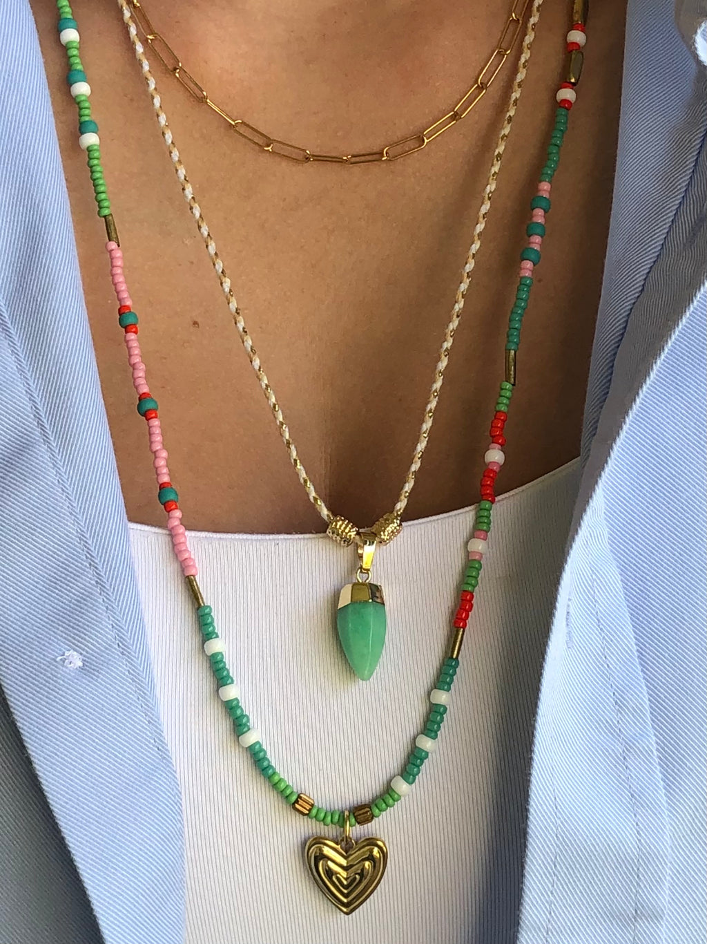"Necklace Thread Tooth"