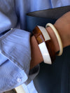 "Bracelet Brown/White Block colour" (Sorry Sold Out)