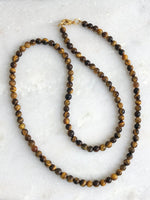 "Necklace Natural Tigereye"