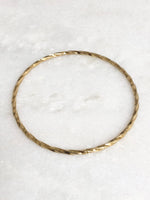"Twisted Bangle Thin"