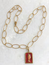 "Chain Necklace Fish"