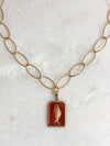 "Chain Necklace Fish"