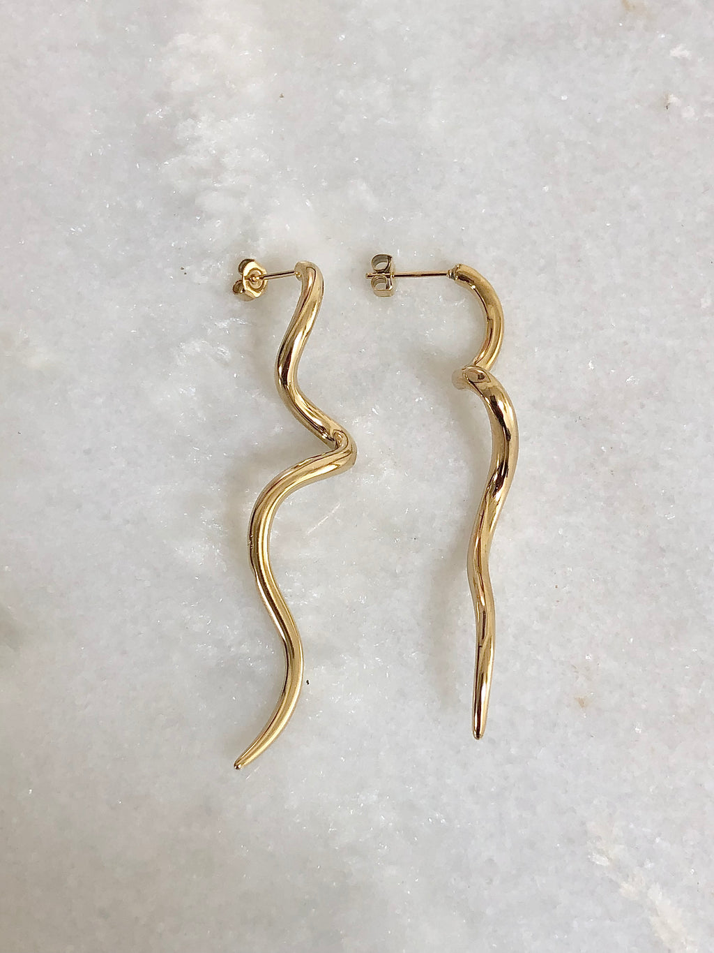 "Earrings Swirl"