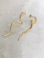"Earrings Swirl"