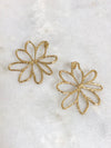 "Earrings Flower Big" (sorry, temporarily sold out)