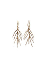 earrings goldplated branch oorbellen sieraden jewelry goud